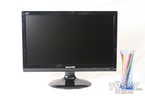 小屏LED旗舰产品 长城L980液晶显示器图赏